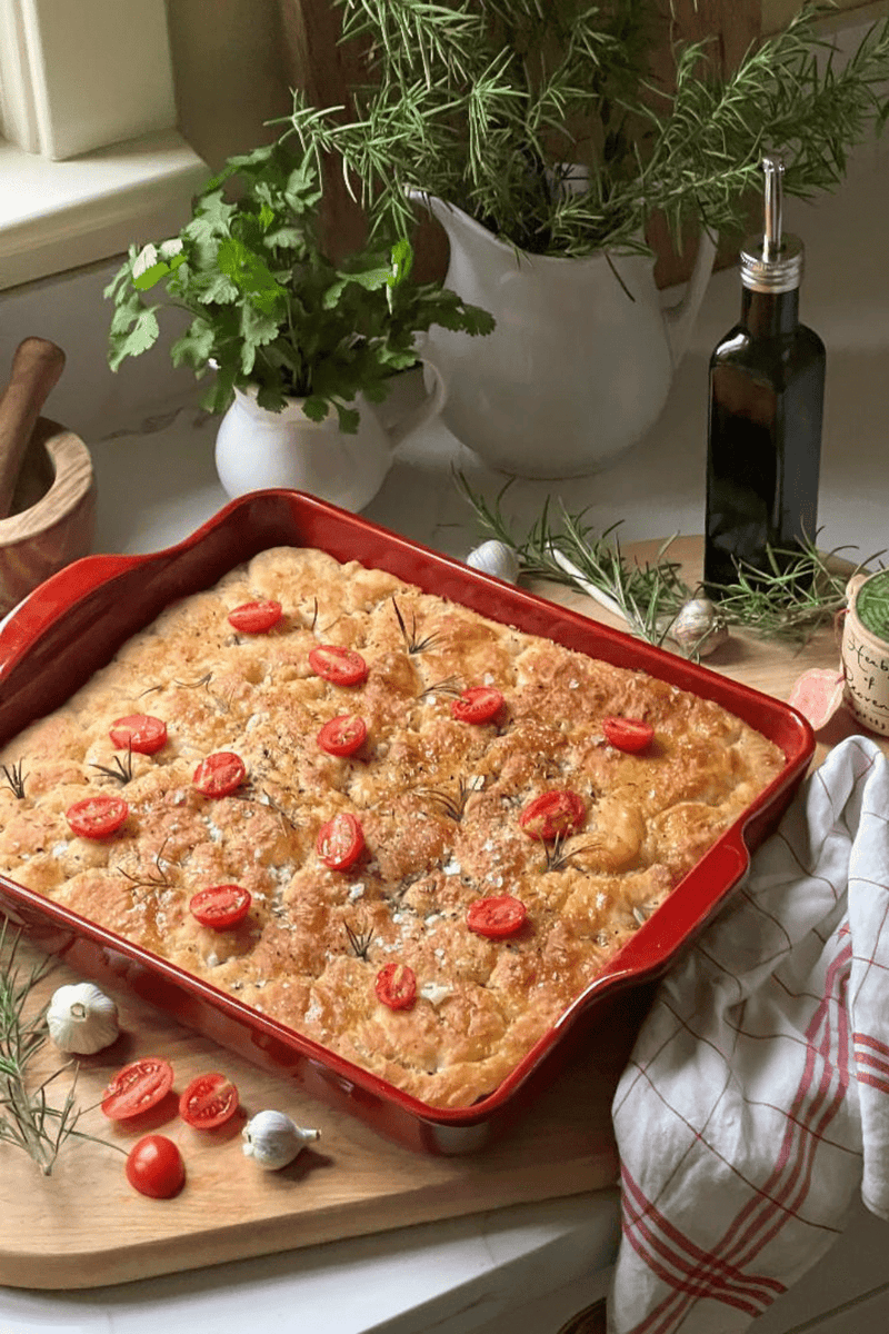 Garlic & Rosemary Focaccia