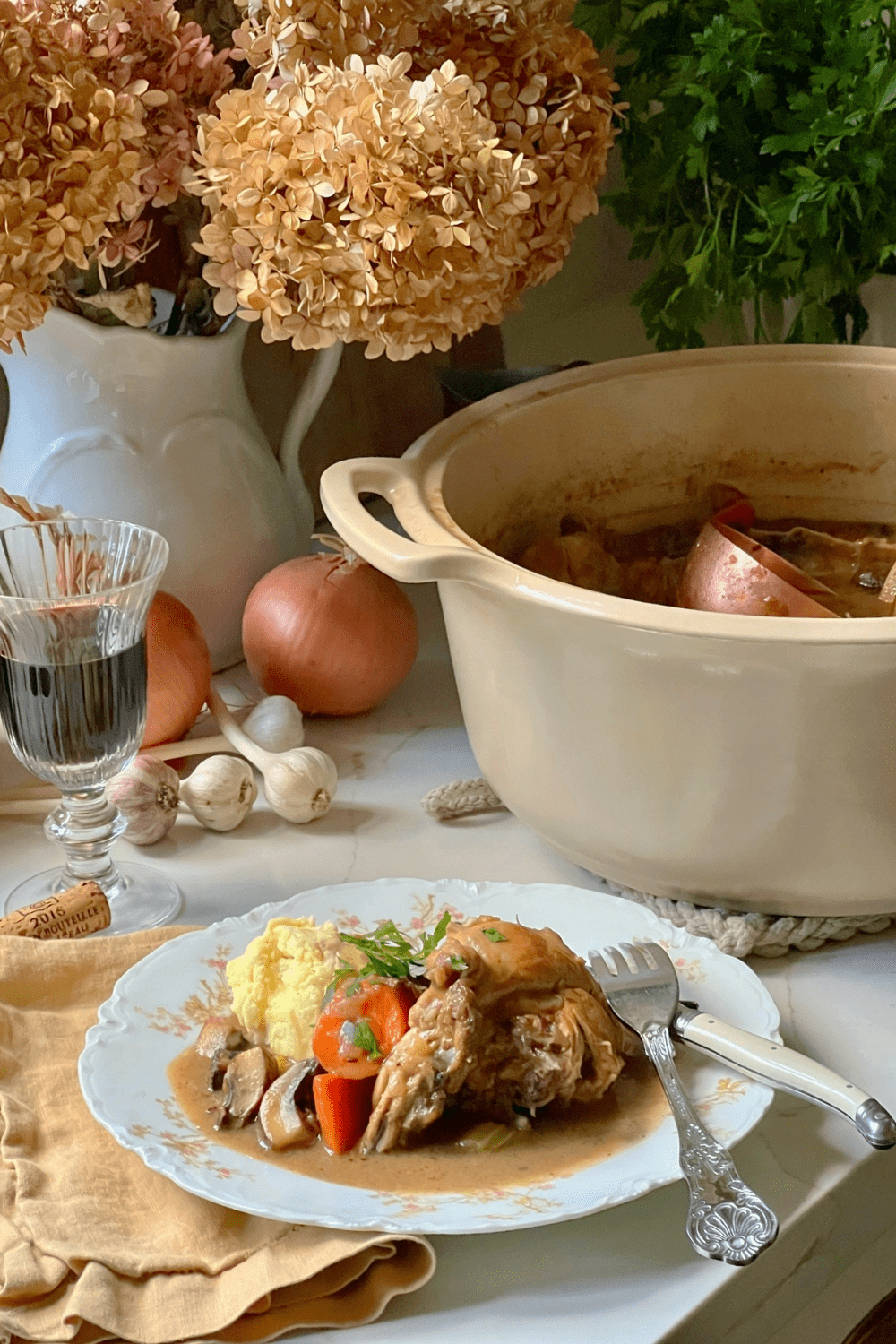 Coq Au Vin Blanc