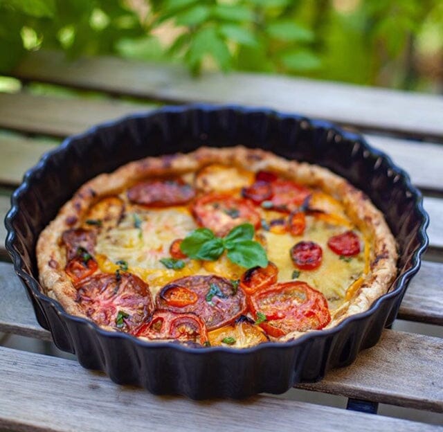 Colored Tomato Tart