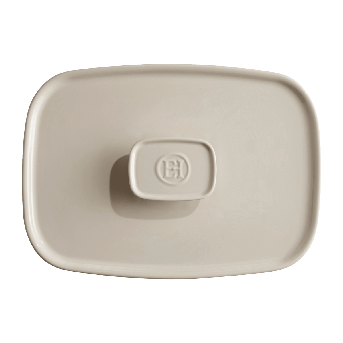 The Right Dish Medium Rectangular Baker Lid Lid Emile Henry USA Clay 