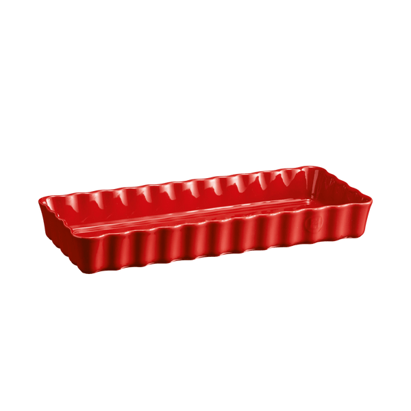 Rectangular Tart Dish Emile Henry Burgundy Slim 