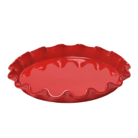 Ruffled Tart Dish (EH Online Exclusive) Tart dish Emile Henry USA Burgundy 