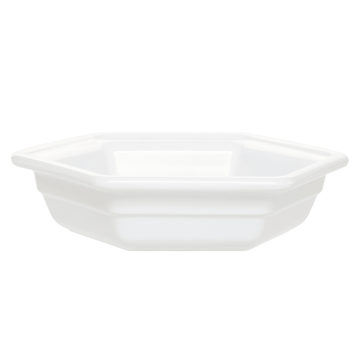 Gastron Hexagonal Baking Dish Discontinued Emile Henry USA White Small 