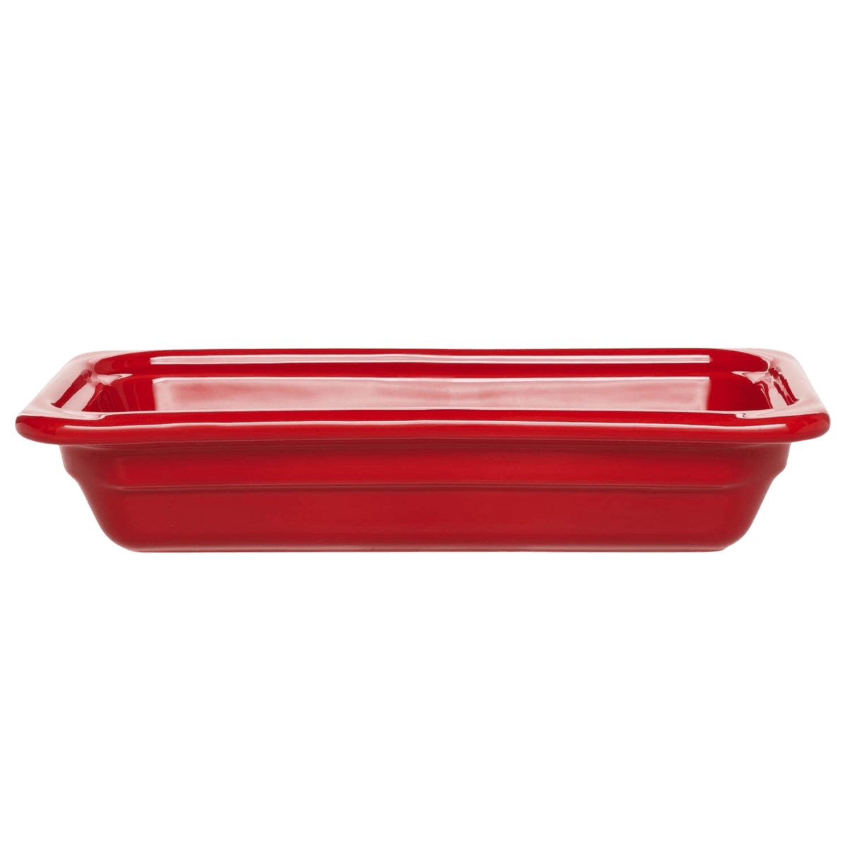 Gastron Rectangular Baking Dish Discontinued Emile Henry USA Cerise 6x10 in - GN 1/4, 65mm/2.5 in 