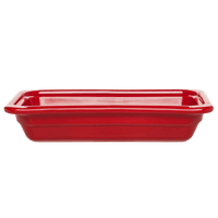 Gastron Rectangular Baking Dish Discontinued Emile Henry USA Cerise 6x10 in - GN 1/4, 65mm/2.5 in 