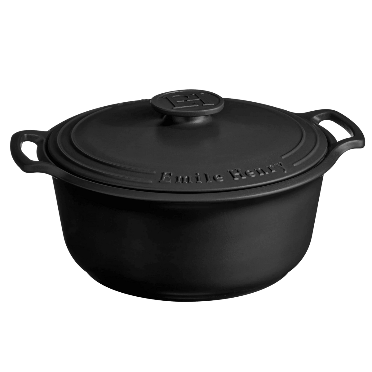 Sublime Dutch Oven Cookware Emile Henry USA Black (EH Online Exclusive) 7.5 qt 