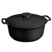 Sublime Dutch Oven Cookware Emile Henry USA Black (EH Online Exclusive) 7.5 qt 