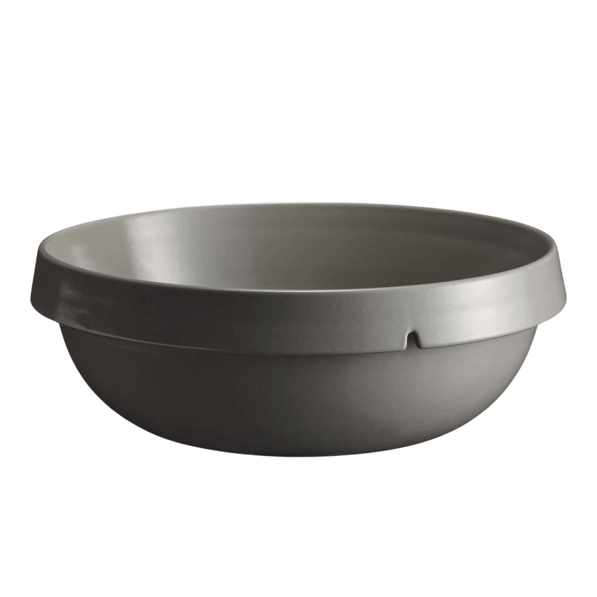 Welcome Salad Bowl Discontinued Emile Henry USA Light Gray 5 L 