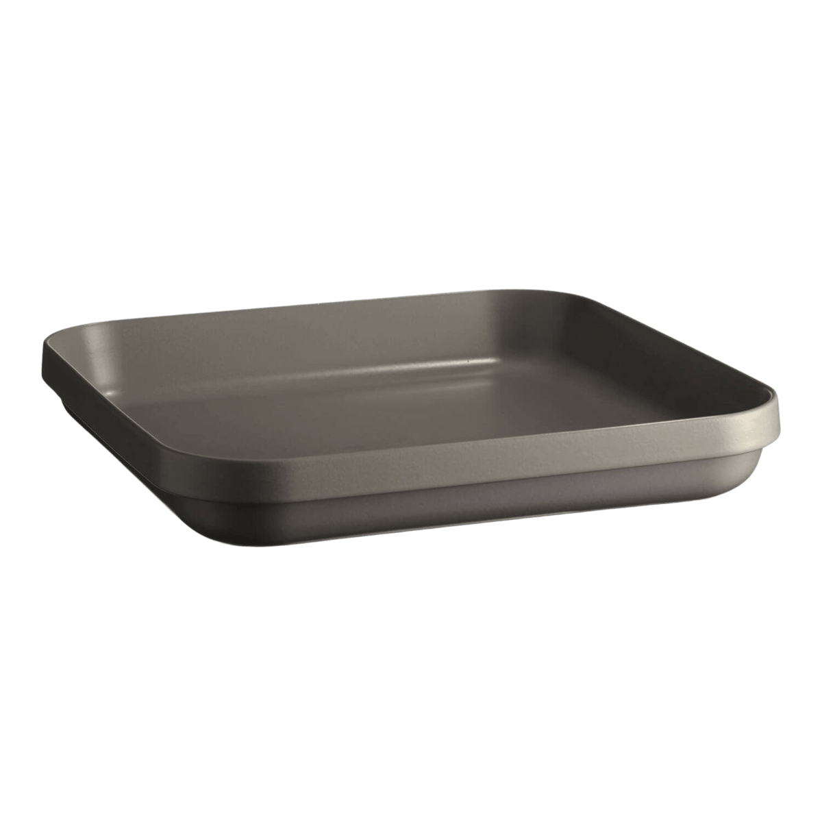 Welcome Square Baking Dish Discontinued Emile Henry USA Light Gray Medium 