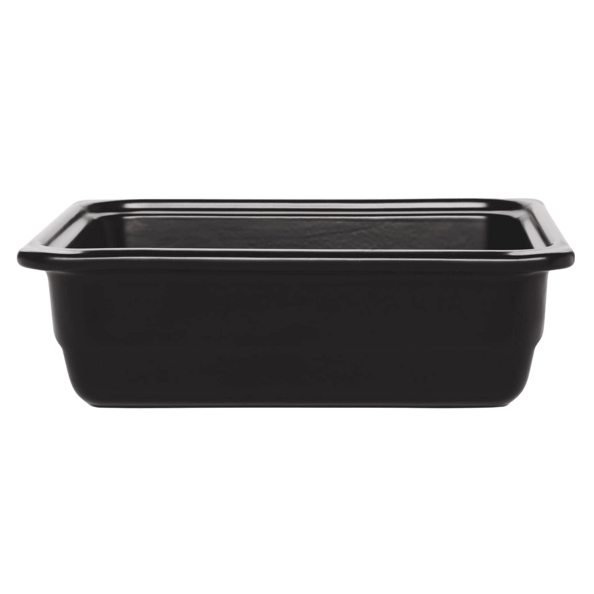 Gastron Deep Rectangular Baking Dish Discontinued Emile Henry USA Black 10 x 12 in - GN 1/2, 100mm/4 in 