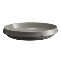 Welcome Round Dish Discontinued Emile Henry USA Light Gray 1.8 L 