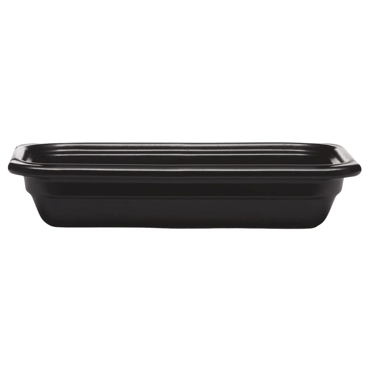 Welcome GN Rectangular Recton Pan Discontinued Emile Henry USA Charcoal 21x13 in -GN 1/1, 65mm/2.5 in 