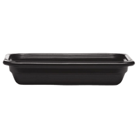 Welcome GN Rectangular Recton Pan Discontinued Emile Henry USA Charcoal 21x13 in -GN 1/1, 65mm/2.5 in 