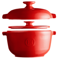 Rice Pot Cookware Emile Henry = Burgundy 