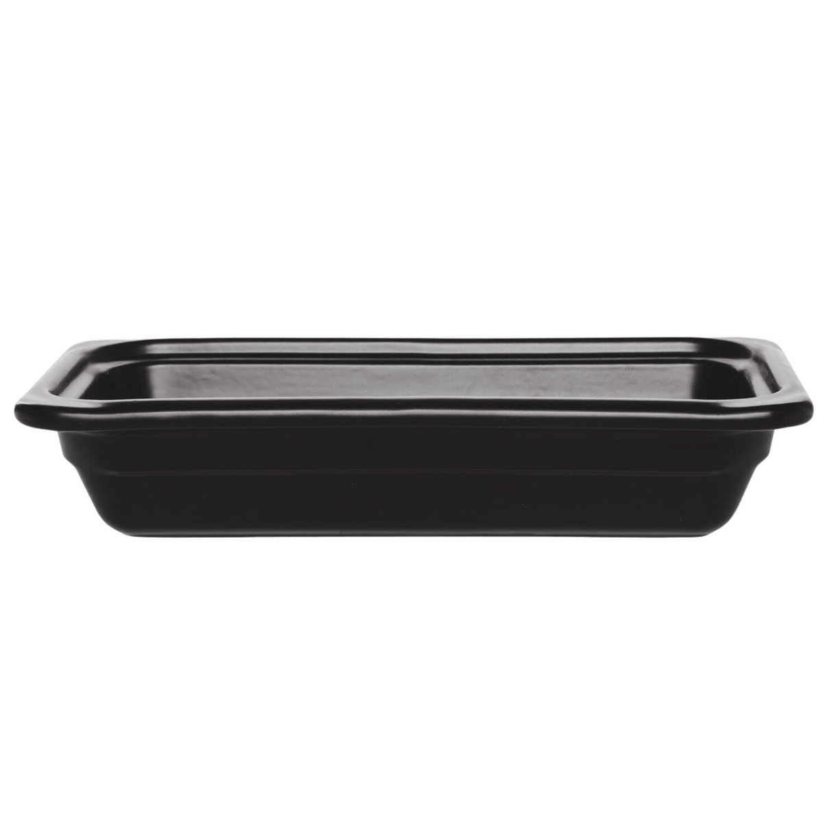 Gastron Rectangular Baking Dish Discontinued Emile Henry USA Black 6x10 in - GN 1/4, 65mm/2.5 in 