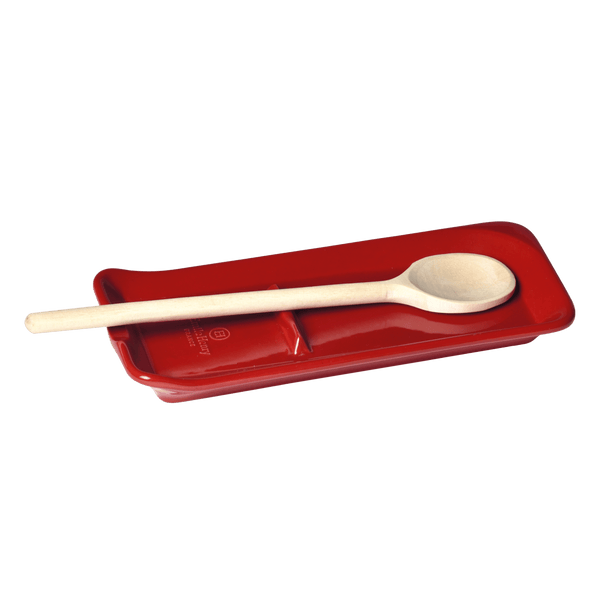 Spoon Rest Kitchenware Emile Henry = Burgundy 