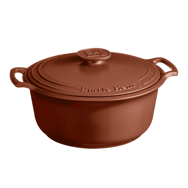 Sublime Dutch Oven, Second Second Emile Henry USA 6 qt Sienna 