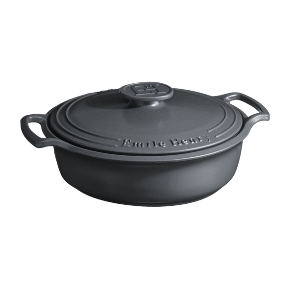 Sublime 4 qt. Braiser Cookware Emile Henry USA Graphite 