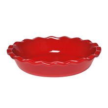 Emile Henry USA Le Grande Pie Dish Le Grande Pie Dish Bakeware Emile Henry USA Burgundy  Product Image 1