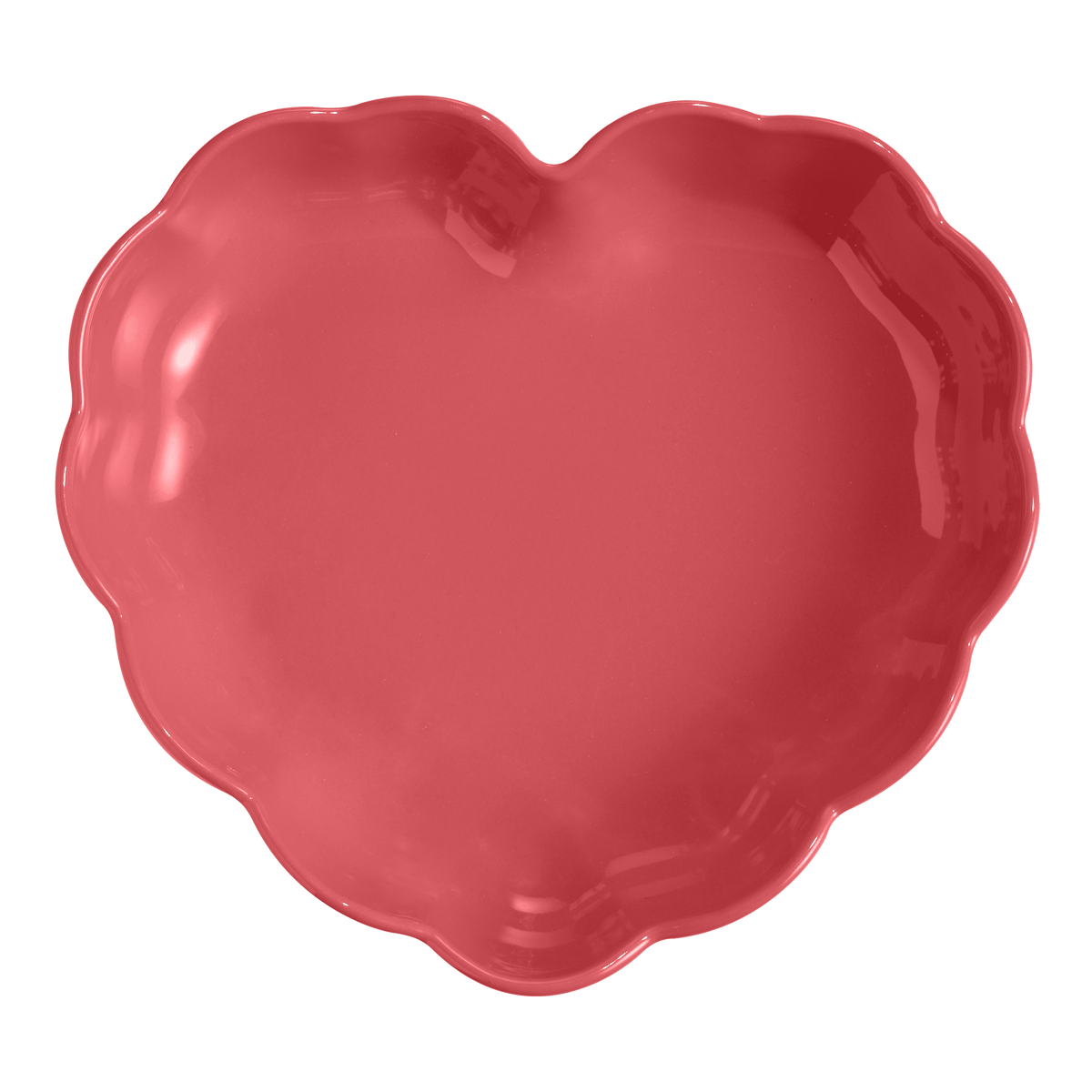 Madeleine Heart Shaped Cake Dish Bakeware Emile Henry USA Rose Candy 