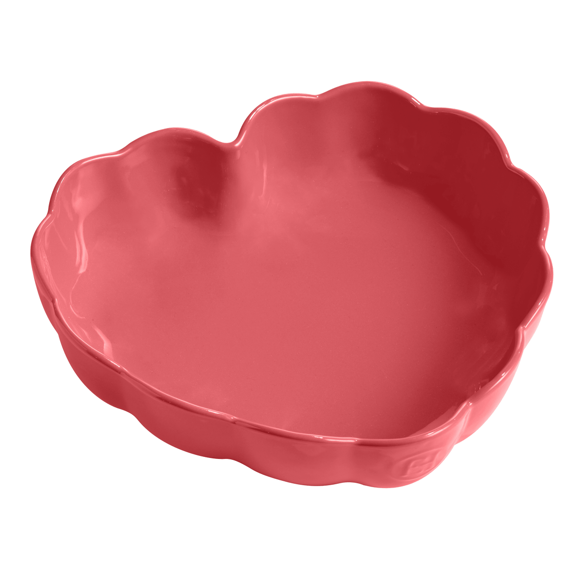 Madeleine Heart Shaped Cake Dish Bakeware Emile Henry USA Rose Candy 