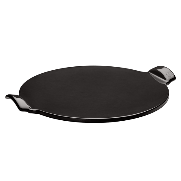 Smooth Pizza Stone On The Barbeque Emile Henry USA Charcoal