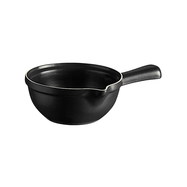 Sauce/Fondue Pot (EH Online Exclusive) On The Barbeque Emile Henry USA = Black