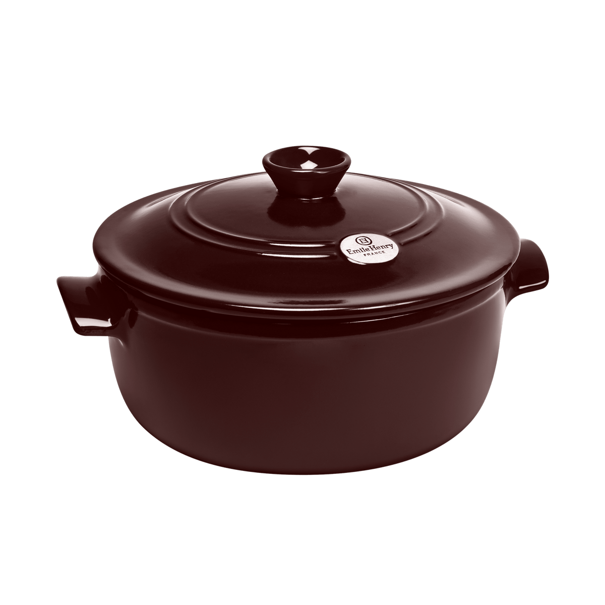 Round Dutch Oven Discontinued Emile Henry USA 4.2 Qt. Figue 