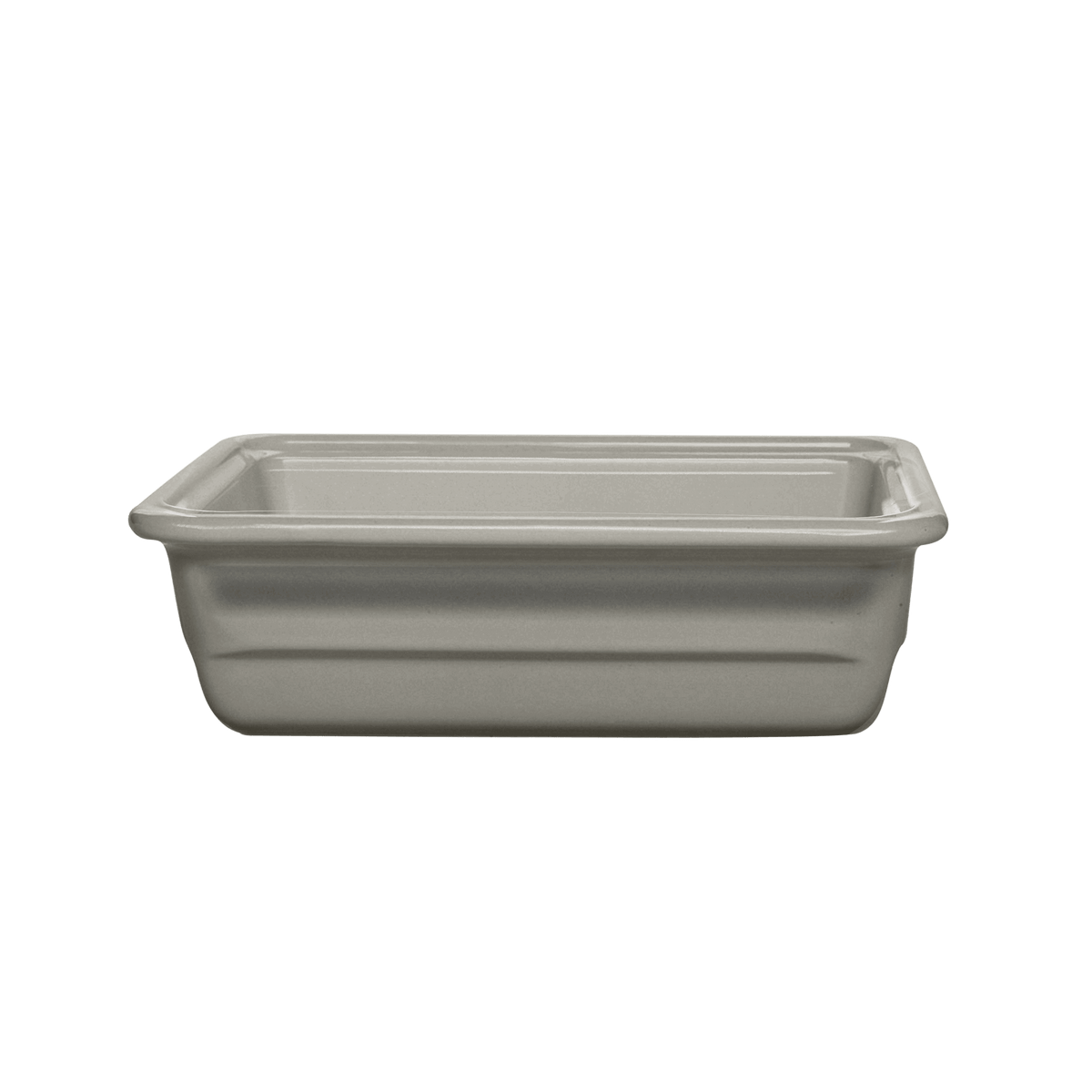 Deep Rectangular Baking Pan Discontinued Emile Henry USA = Light Gray 