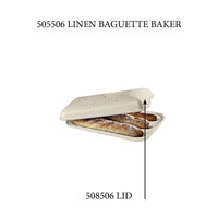 Baguette Baker - Replacement Lid Replacement Parts Emile Henry = Linen 