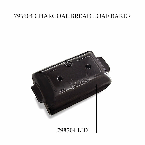 Bread Loaf Baker - Replacement Lid Replacement Parts Emile Henry Charcoal 