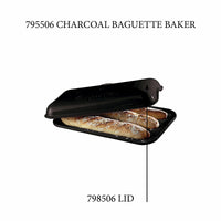 Baguette Baker - Replacement Lid Replacement Parts Emile Henry = Charcoal 