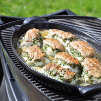 Oval Grill Pan (EH Online Exclusive) On The Barbeque Emile Henry 